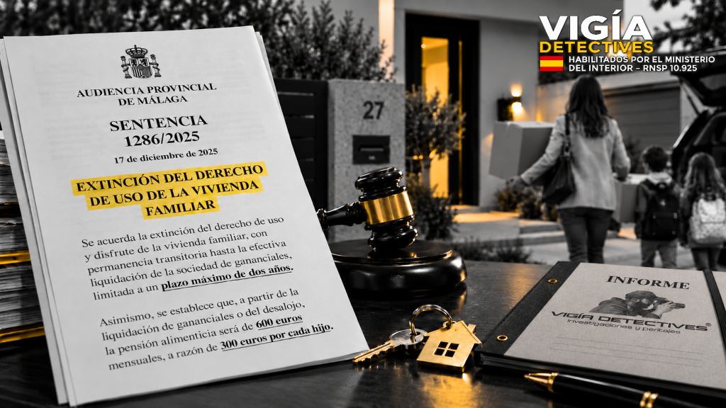 SAP Málaga 1286/2025, convivencia nueva pareja vivienda familiar, modificación medidas vivienda familiar